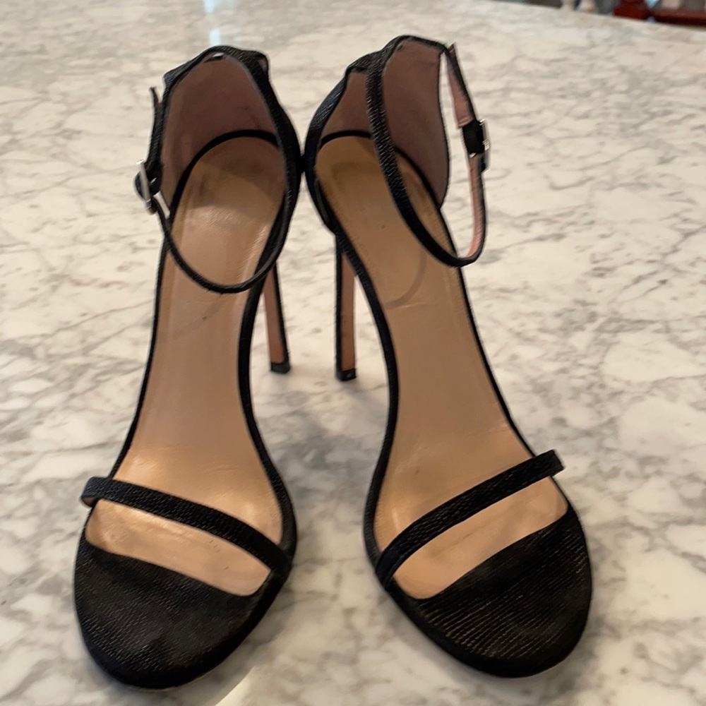Stuart Weitzman Nudist Black Heel